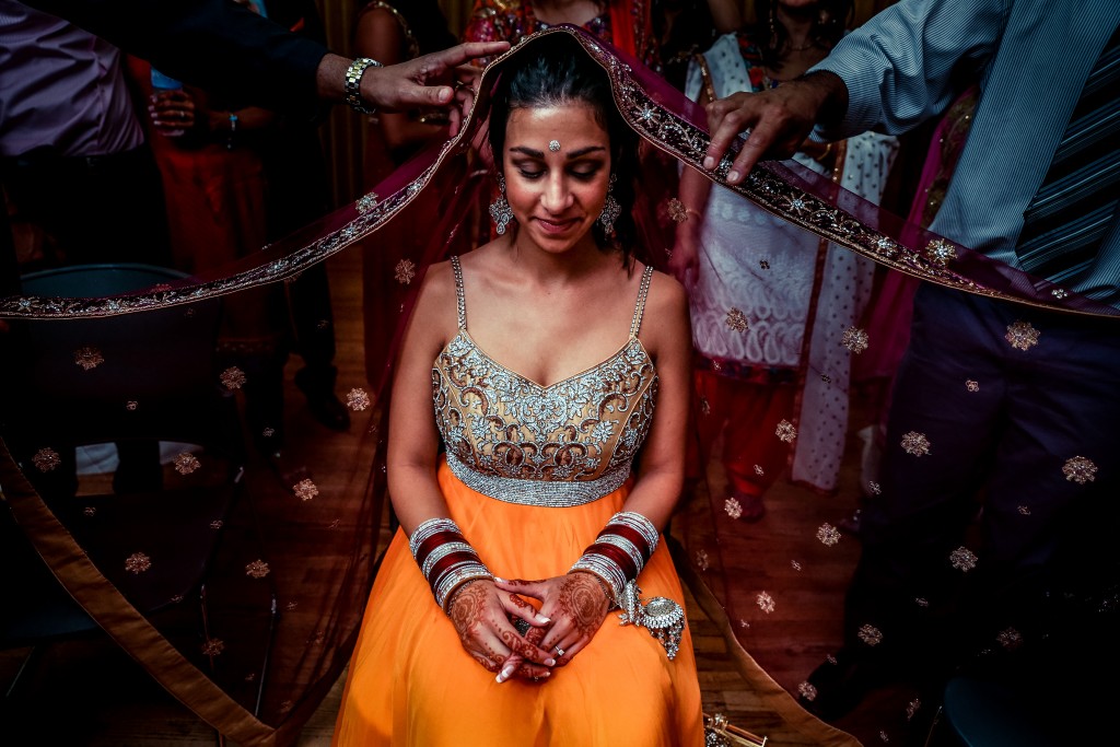 Stellavate Photography | Victoria BC wedding Photographer | Bride during indian wedding ceremony