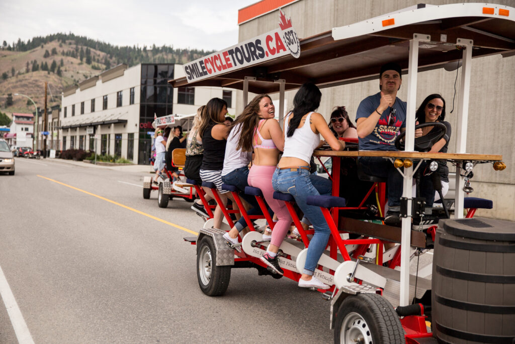 Victoria BC Bike tour event photography Downtown