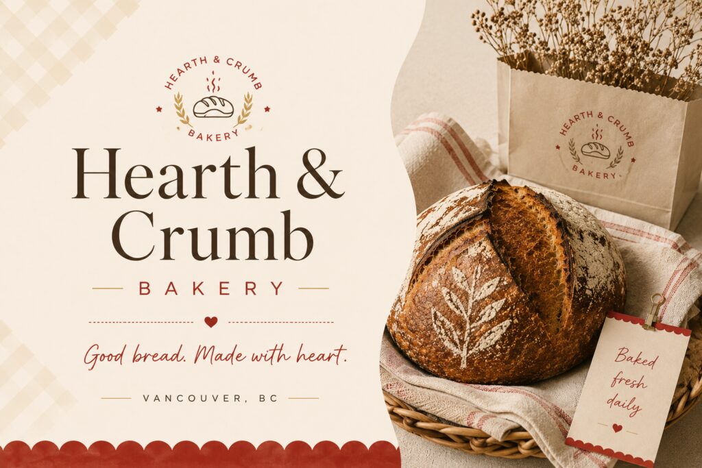 Bakery Web Design Vancouver, Nanaimo, Victoria