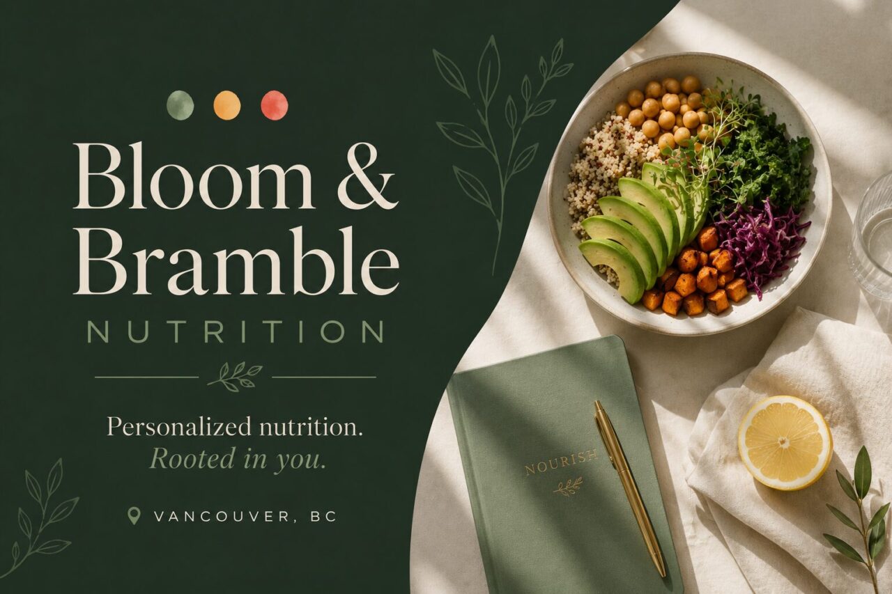 Nutritionist Web Design Vancouver, Nanaimo, Victoria