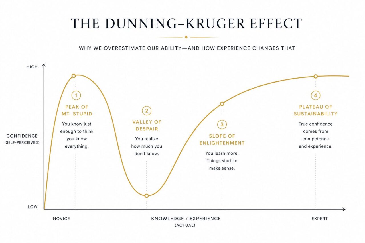 Dunning Kruger Infographic - Stellavate Marketing